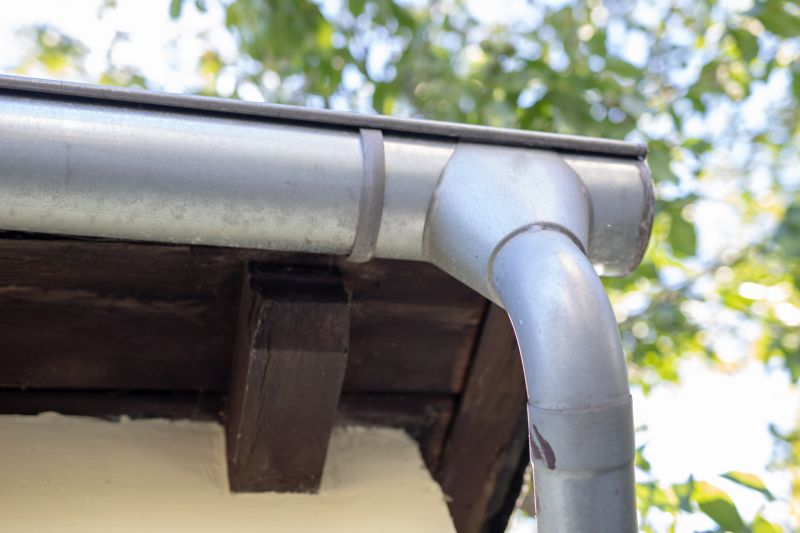 Galvanized Gutter Installation detail