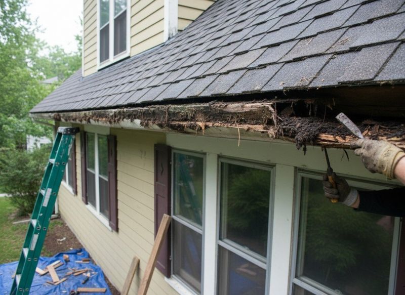 Wood Gutter Repair